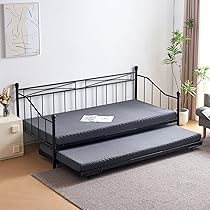 ベッド　2人用　親子ベッド　来客用　エキストラベッド　デュエット Amazon｜【2合1ソファーベッド】親子ベッドパイプベッド
